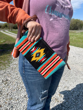 Load image into Gallery viewer, Saddle Blanket Wristlet or Clutch - American Darling