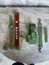 Load image into Gallery viewer, Custom EMS Radio Strap and Holster with Name - Embossed Leather
