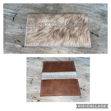 Load image into Gallery viewer, Leather Checkbook Covers
