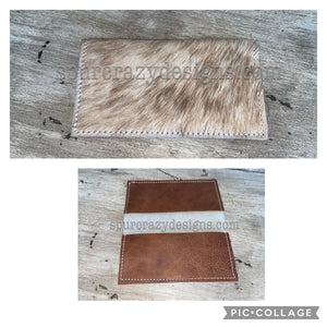 Leather Checkbook Covers
