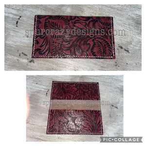 Leather Checkbook Covers