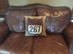 Handmade Rodeo Tribute Pillow