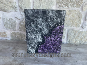 Cowhide Binder with Brand / Customized Binder with Monogram / Cowhide Photo Album / Photo Album / Personalized Photo Album / 2 Inch Binder