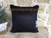 Load image into Gallery viewer, Black Tool Monogram Cowhide and Leather Pillows