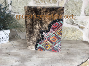 Cowhide Binder with Brand / Customized Binder with Monogram / Cowhide Photo Album / Photo Album / Personalized Photo Album / 2 Inch Binder